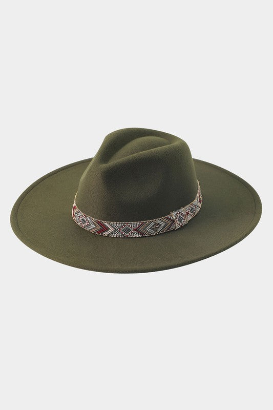 BEADED BAND HAT