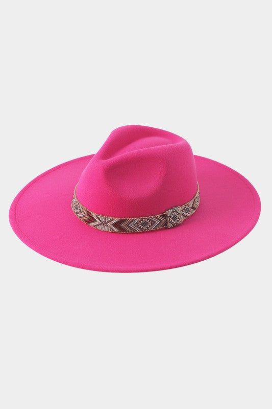 BEADED BAND HAT