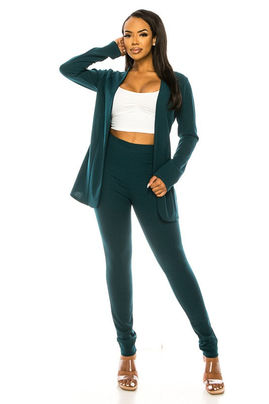 ALL BUSINESS BLAZER SET