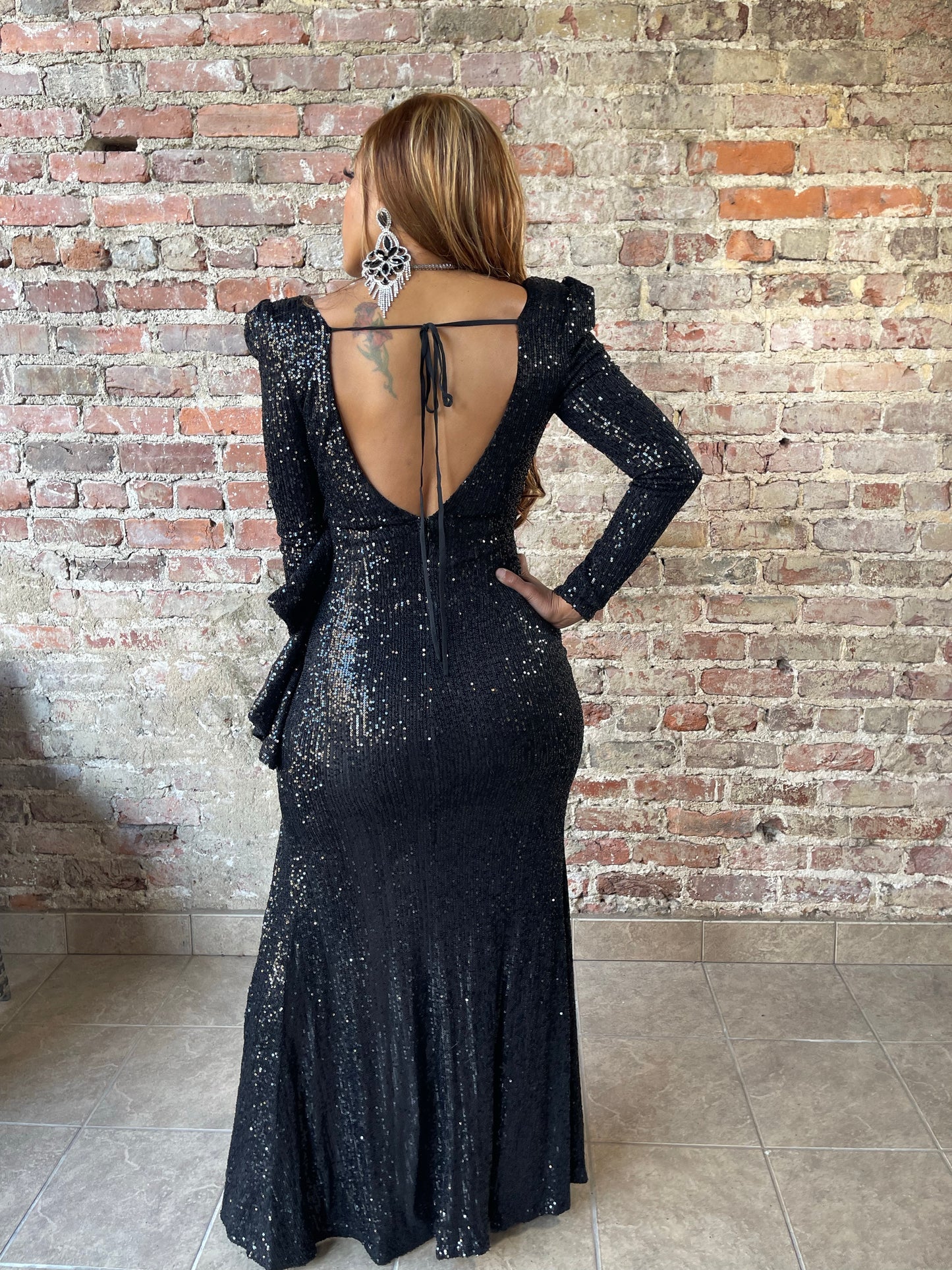 Black Affair Sequin Dress
